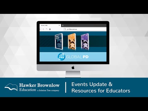 Great resources for educators and an update on professional learning events