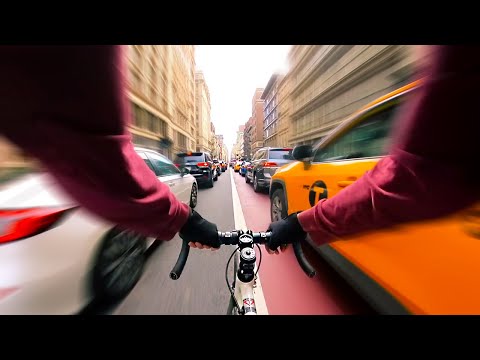 Chill Fixed Gear Ride in NYC - POV Fixed Gear