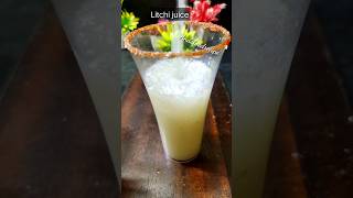 Litchi juice recipe #shorts #juice #food #recipe #lychee