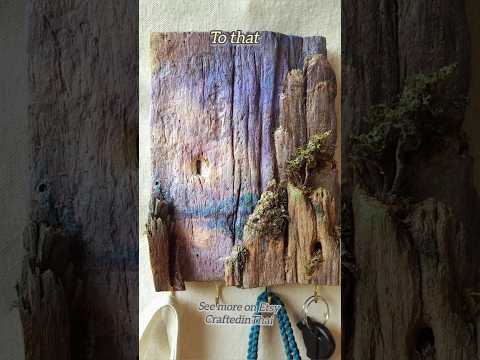 From Trash to Treasure: Driftwood DIY Key Holder Idea