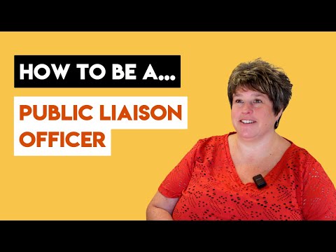 How to be a Public Liaison Officer