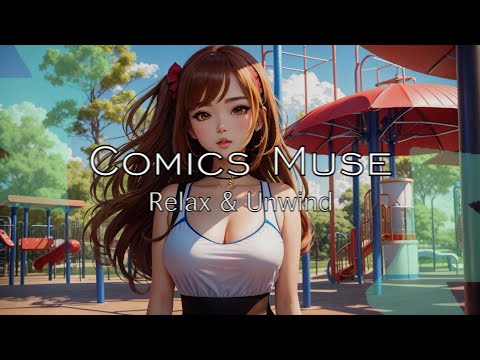 [COMICS MUSE] Chill Lofi Beats & Comic Girls 🎀 Vibrant Park Lofi