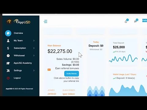 How to Earn 50$ in 7days with Appusd, #Appusd #money #crypto #btc #investment