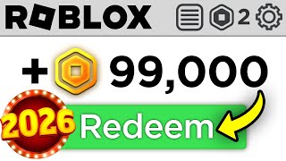 How To Get FREE ROBUX in 2026.. (WITH PROOF)