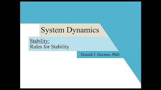 Rules for Stability