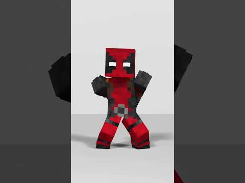 Steve vs Deadpool Dance | When you can't bend your joints #deadpool #dancepool #nsync #minecraft