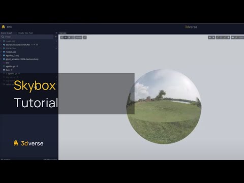 How to Use and Adjust Ground Skyboxes in 3dverse | Environment & Reflection Tutorial