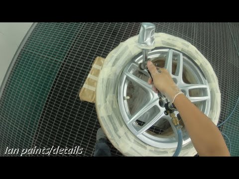 HOW TO PAINT SILVER WHEEL RIM