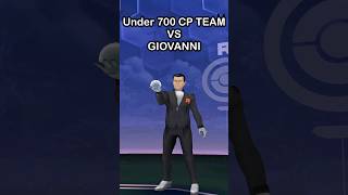 When I Beat Giovanni with Pokemon under 700 CP 😳 (Pokémon GO)