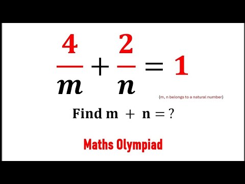 Find The Value Of (m+n=?) | A Great Maths Question | Can You Solve This?