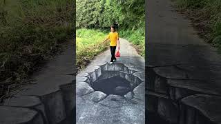 treet Art Optical Illusion That Confuses Everyone #3d   #3dart  #3dstreetart