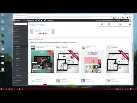 Prestashop Installing a theme