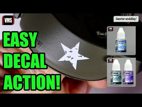 How to apply and varnish model decals - VMS classic decal solution