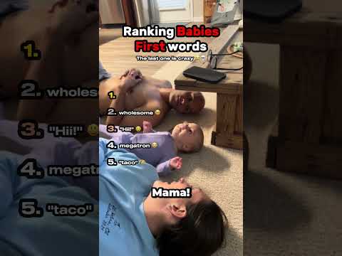 Ranking Babies First Words 😂☺️