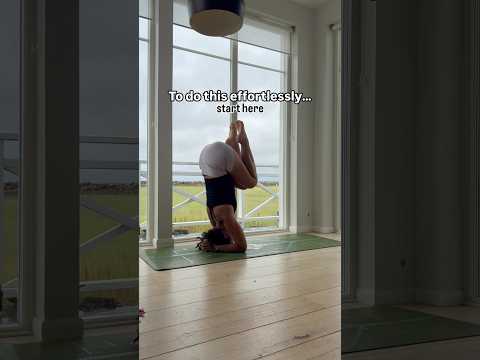 Headstand Tips #calisthenics #yoga #headstand