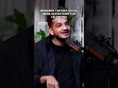 Munawar Faruqui: Navigating Social Media Restrictions with Grace and Insight 📵🌟 #shorts #bigboss17