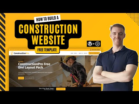How to Create a Construction Website With Free Template