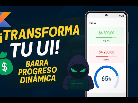 App de control de Gastos con Jetpack Compose | Cards Personalizadas + Barra Progreso Dinámica 💸📊