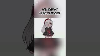 POV:  my OC before and after her demon mission.. back.#GachaPOV#BeforeAfter#Gacha Club#Gacha Edit#