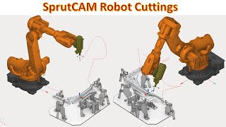 SprutCAM Robot Tutorial #3 | SprutCAM Robot Cuttings for Manufacturing