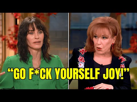 Courteney Cox EXPOSES Joy Behar’s HYPOCRISY Live on The View After Heated Clash!