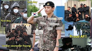 Kim Taehyung was in the toughest unit, enduring the most taxing training while topping all exercises