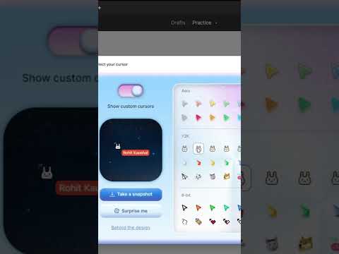 New Update in Figma 2024 Customize your mouse cursor in the Figma how change the look of mouse Arrow