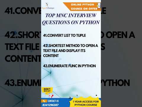 Top Python Interview Questions part-11| XpertChamps Insights |#pythoninterviewquestions #python