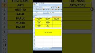 Excel TIPS AND TRICKS #excel #deepa tyagi#shorts #ytshorts #office #excel tricks #excel tips