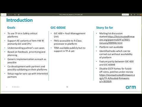 TF-A: Automotive Enhance (AE) Architecture Support Requirements Discussion