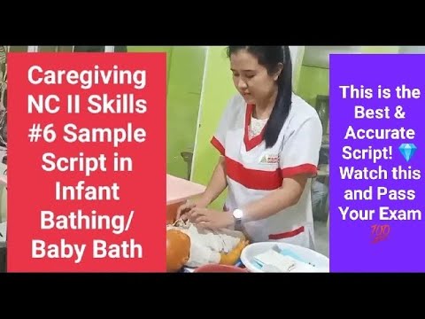 Tips on Infant Bathing/ Baby Bath | Caregiving Skills | Bathing a Newborn Baby / Infant