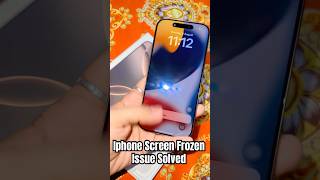 Iphone Screen Frozen Issue Solved #shortsfeed #reactionshorts #youtubeshorts#iphoneissues #iphone