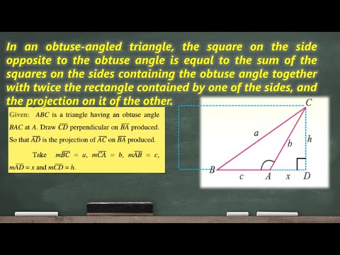 Theorem related to Projection of a side of a triangle