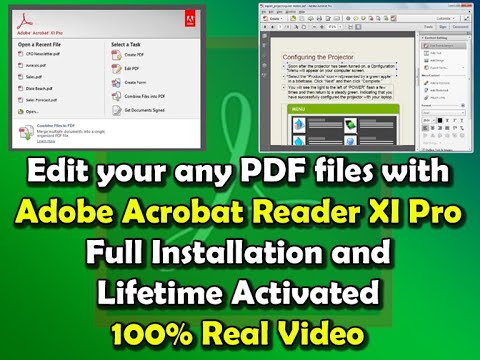 Adobe Acrobat Reader XI Pro full installation guide and life time activate