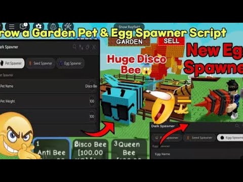 The grow a garden working script 💯 spawn seeds/pets #script