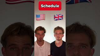 American vs British English pronunciation!