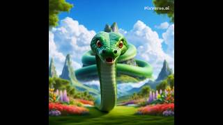 Green  python #youtubeshorts #shortsviral #snake