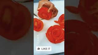 how to decorate salad plate for competition#shortsviral #art #supersaladdecorationideas