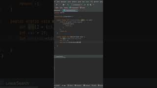 Linear Search : The Simplest Search Algorithm #algorithm #linearsearch #coding #java #shorts