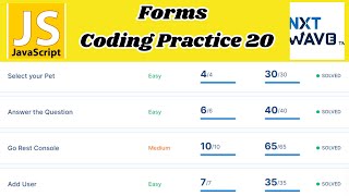 Forms | Coding Practice 20_Answers | JavaScript | NxtWave | CCBP 4.0