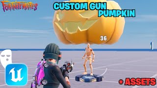 [FREE] HOW TO MAKE A PUMPKIN CUSTOM GUN IN UEFN 🎃