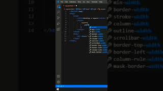 Develop a Square shape in Html #shorts #css #dev #webdesign #webdeveloper #tutorial