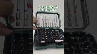 Parkside Germany PBS3A2, 71 PCs Bit Set #powertools #tools #diy #parkside #Tools2Work #Hobby #Driver