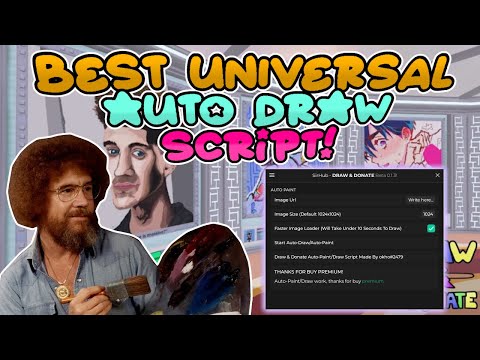 Universal Auto Draw Script Gui / Hack (AutoDraw/AutoPaint, AutoVideoDraw & MORE!)