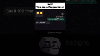 Pov : Programmer #respect #attitude #hacker #viralshorts #ytshorts #sub #video #respectshorts