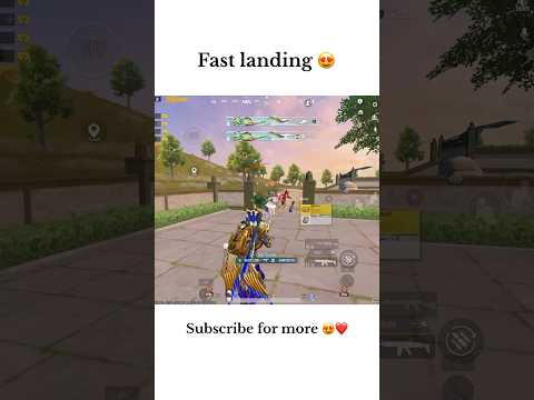 Fast Landing 🥵#shorts #pubgm #bgmi