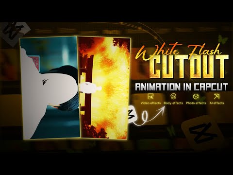How To Make White Flash Cutout Animation In Capcut |Trending Transition Reels Edit| #insta #newtrend