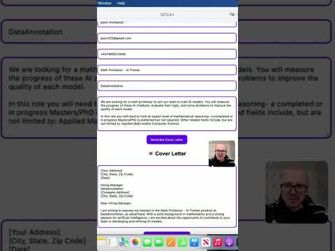 Build an AI-Powered Cover Letter Generator with Python & OpenAI