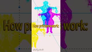 How printers work art trend 🖨️ #arttrend #art #artist #oc