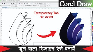 CorelDRAW में खिलती हुई कली का डिजाइन कैसे बनाएं | Flower Bloom Effect Tutorial Step by Step